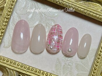 フロラシオン ヴィラ 日吉(Floracion Villa)/季節の上品手描き定額ネイル