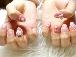 ☆～SPRING～立体的な桜ネイル☆