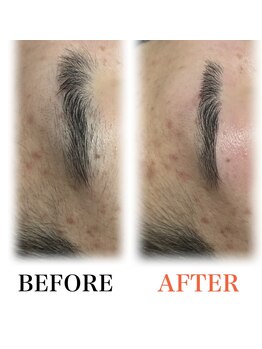 メンズブリリアンス/１ヶ月眉を生やしてご来店！