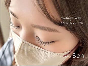 eye design Sen.【千/セン】まつげパーマ・LEDマツエク・眉毛【3月1日OPEN(予定)】/LEDマツエク