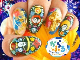 お客様オーダー推し活痛ネイル