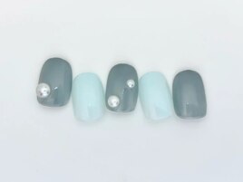 Bコース5200円ショートネイル