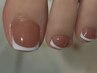 《FOOT》フレンチネイル ¥8500