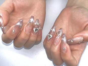 サランネイル(sarang nail.)の写真/長さを出したいけど、ダメージが気になるという人におすすめ◎sarang nail.で爪を美しく見せる長さ出しを♪