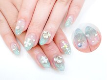 ネイルコレクション ベビーピンク(Baby Pink)/ストーン：パーツ放題☆ラメグラ