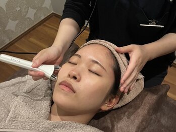 ボディメンテナンス 池下の写真/お顔の筋肉運動!!引き締まるたるみケア♪【フェイシャルEMS 45分¥3980】普段使わない筋肉にもアプローチ◎