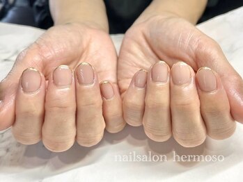 ヘルモッソ(hermoso)/ワンカラー+ラメライン¥6,900