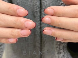 グラデ×ボルドーフレンチ¥7,500