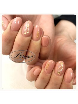 アモーナ ネイルアトリエ(amona nail atelier)/上品ベージュnail♪