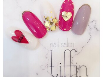 ネイルサロン ティフィン(tiffin)/☆バレンタインネイル☆
