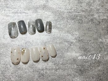 ネイル サーティーン(nail 13)の写真/毎月更新の選べる定額デザインであなたの理想の指先へ♪トレンドの最新デザインが豊富で飽きないのも魅力!!