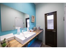 やわた姿勢整体院/【院内風景・洗面所】