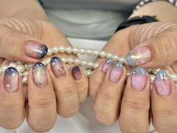 アンドシュシュネイル(&CHOU CHOU nail)/持込アート