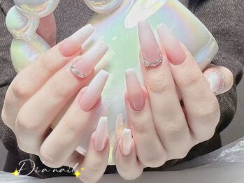 ディアネイルサロン 池袋(Di’a)/長さだし/カラグラデーション