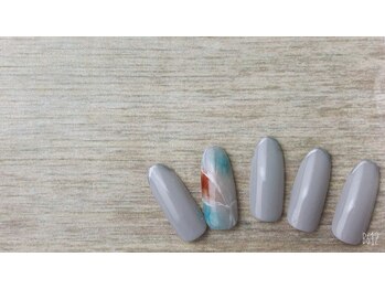 ネイルサロン&スクール ジーナ(GINA)/9月定額シンプルナチュラルカラ-