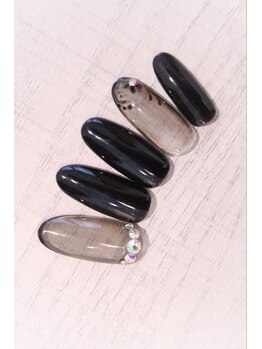 ラルネイル 大宮(Lull. nail)/＊クラシカル＊BLACK＊