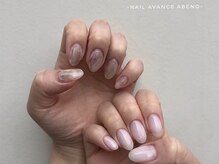 ネイル アヴァンス あべのルシアス店(Nail AVANCE.)/10本アートアシメネイル　