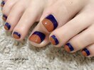 【バイカラーネイル】