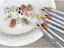 アンルボネイルアイラッシュ(anlubon)/らくがきネイル