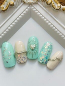 ネイルファクトリー 横浜ベイクォーター店/POPデザイン¥12100