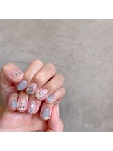 アティックネイルアトリエ(attic nail atelier)/押し花ネイル★