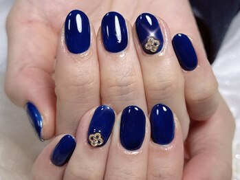 シーアンドビーネイル(C&B Nail)/ワンカラー＋パーツ2本【渋谷】