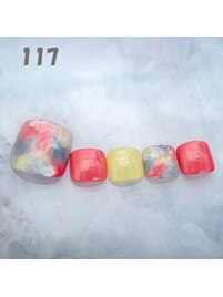 フットネイル：No.117