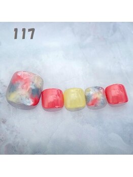 はあとねいる 大和店/フットネイル：No.117