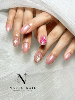 ナプラネイル(Naplu nail)/キルティング　リボン