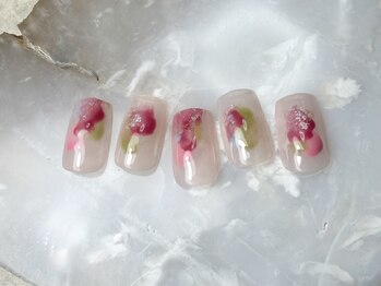 スイ 国分寺(SUI.)/定額ネイル/春色ニュアンス