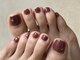 モアネイル 千歳烏山店(MOAH NAIL)の写真/足先を華やかに彩るフットネイルで女子力UP♪ハンドができない方も特別なネイルで気分もアップ◎