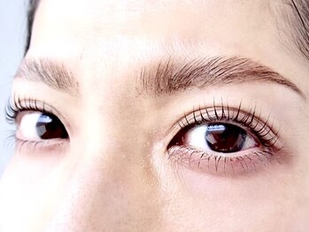 ミニョンアイラッシュデザインサロン くずは店/パリジェンヌ+眉スタイリング