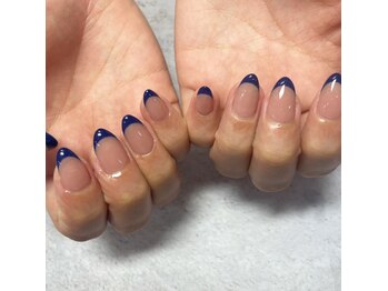 アイリッシュネイル 久屋大通店(Irish Nail)/青フレンチ