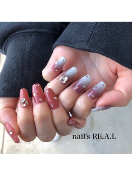 ネイルズリアル 倉敷(nail's RE.A.L)/グラデーションネイル