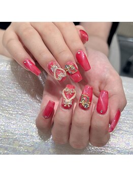 クイーンズビューティーサロン 新宿本店(Queen's beauty salon)/チップ長さ出し10本+定額コース