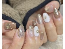 オズ(OZ)/ネイル/ニュアンス/ミラーネイル