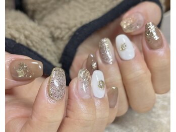 オズ(OZ)/ネイル/ニュアンス/ミラーネイル