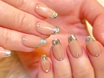 チャーピーネイル(CHIRPY NAIL)/ガラスフレンチ*90min