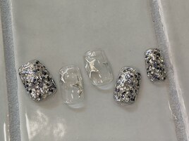 ☆ちぐはぐネイル