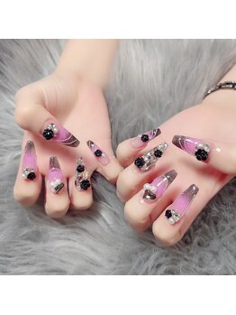 u.Neek【ユニーク】長さだし/スカルプ/定額/持ち込み/海外風/ベイビーブーマー/【スカルプ】オーダーデザイン