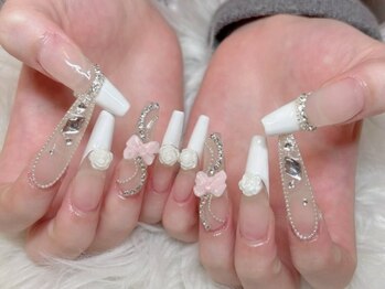 春ネイル☆フレンチネイル