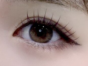 ビースリーアイラッシュ 長崎(B-THREE LASH)の写真/モテ可愛な目元はカラーエクステで決まり！種類豊富で抜け感アップ＆透明感も◎！（40文字）