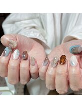 プリュネ(Prune)/ブルー/ブラウン/ベージュ