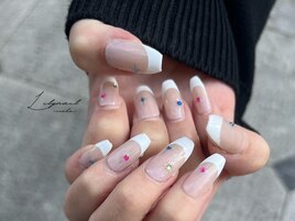 #フレンチネイル♪