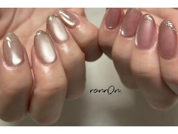 ロンロン(ronron.)/ツヤなしマグ × flashフレンチ