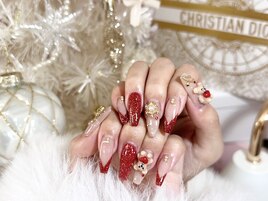 クリスマスネイル