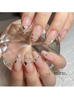 ネイルズミラク(nail's mirac.)/透け感ネイル