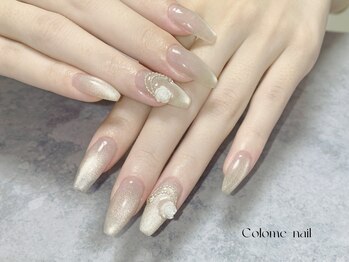 コロミネイル(colome nail)の写真/大人女性向けのデザイン多数ご用意！お仕事でも華美すぎず、上品キレイな指先で忙しい毎日に癒しを与える☆