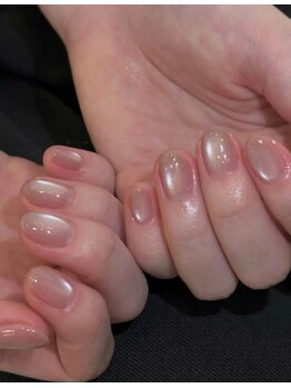 Bala. Nail 四日市店【６/５ NEW OPEN（予定）】の写真/【極上シンプル】"ちゅるん"と魅せる上品な美フォルム★オフィスや日常に溶け込む洗練された大人ネイル♪