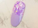 紫陽花ネイル